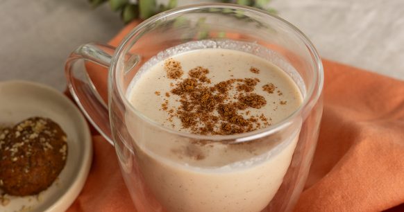 No-egg eggnog με αρωματικό τσάι