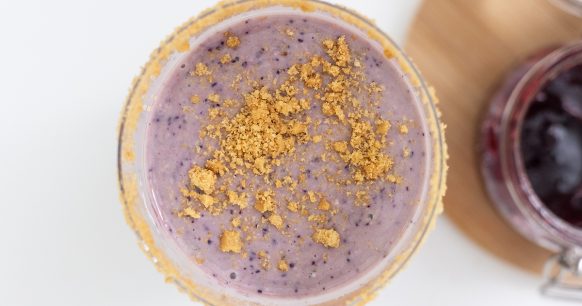 Smoothie cheesecake για πρωινό